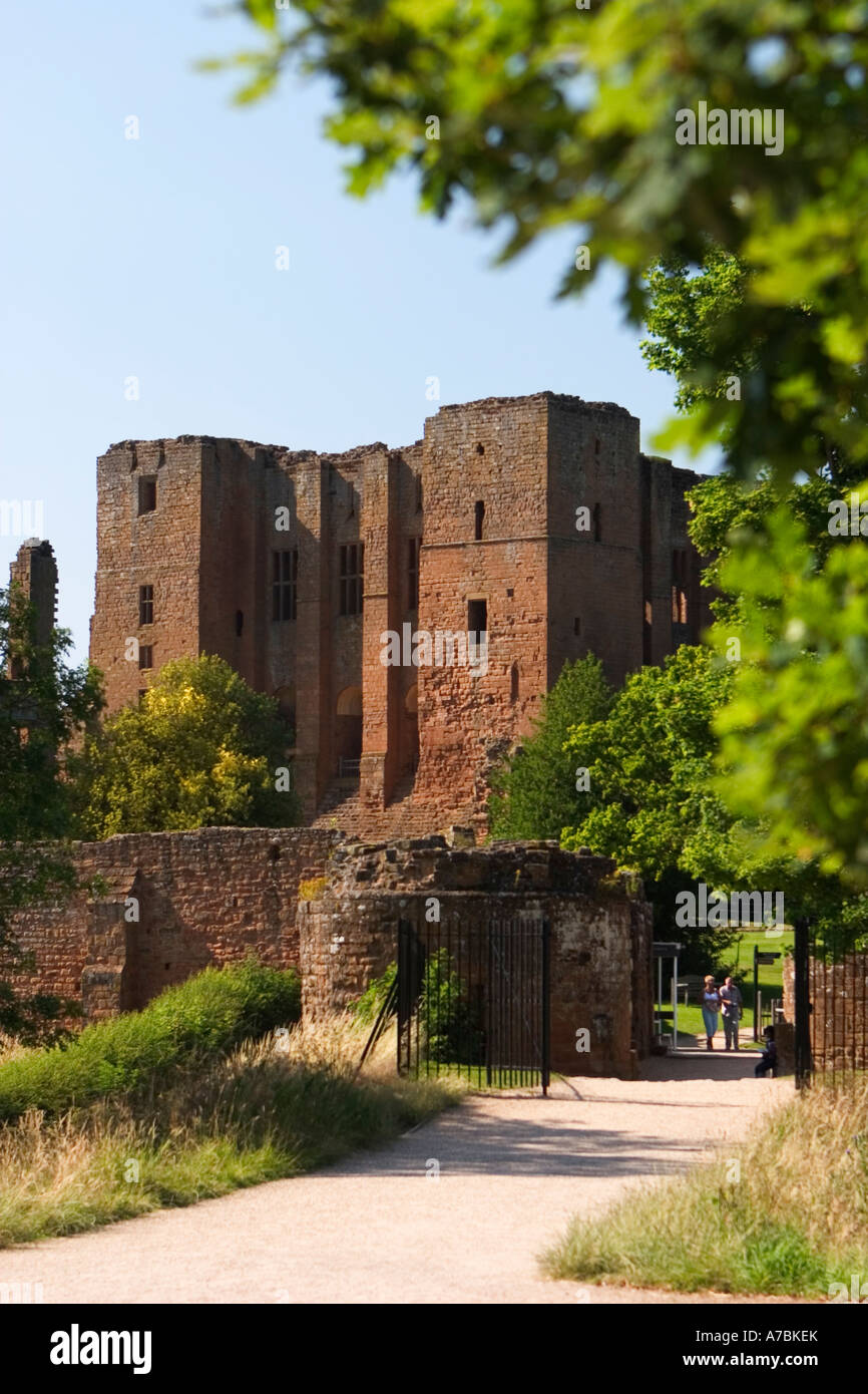 Kenilworth Castle Kenilworth UK Juni 2005 Stockfoto