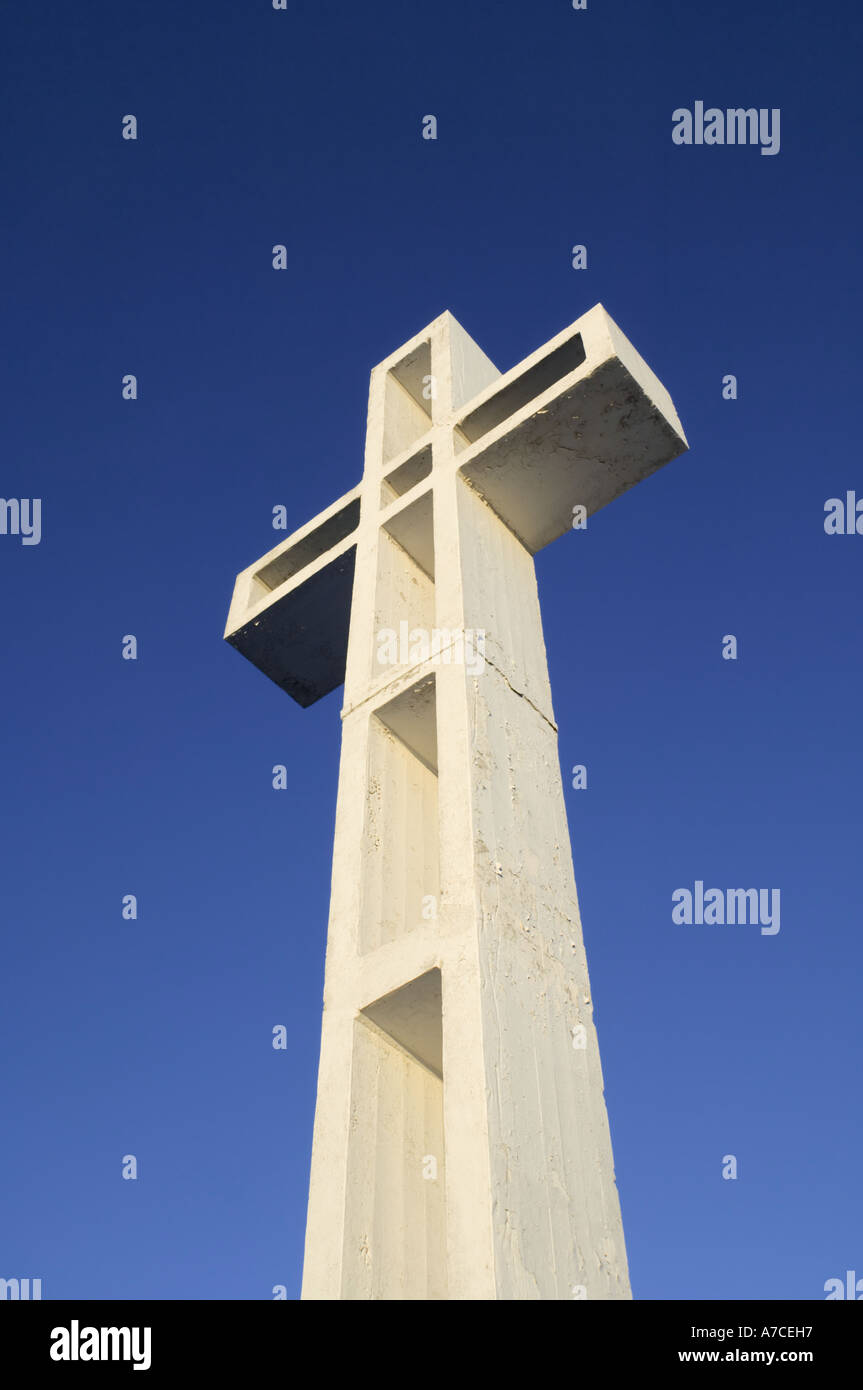 Umstrittene Kreuz auf Mount Soledad Monument, San Diego, Kalifornien Stockfoto