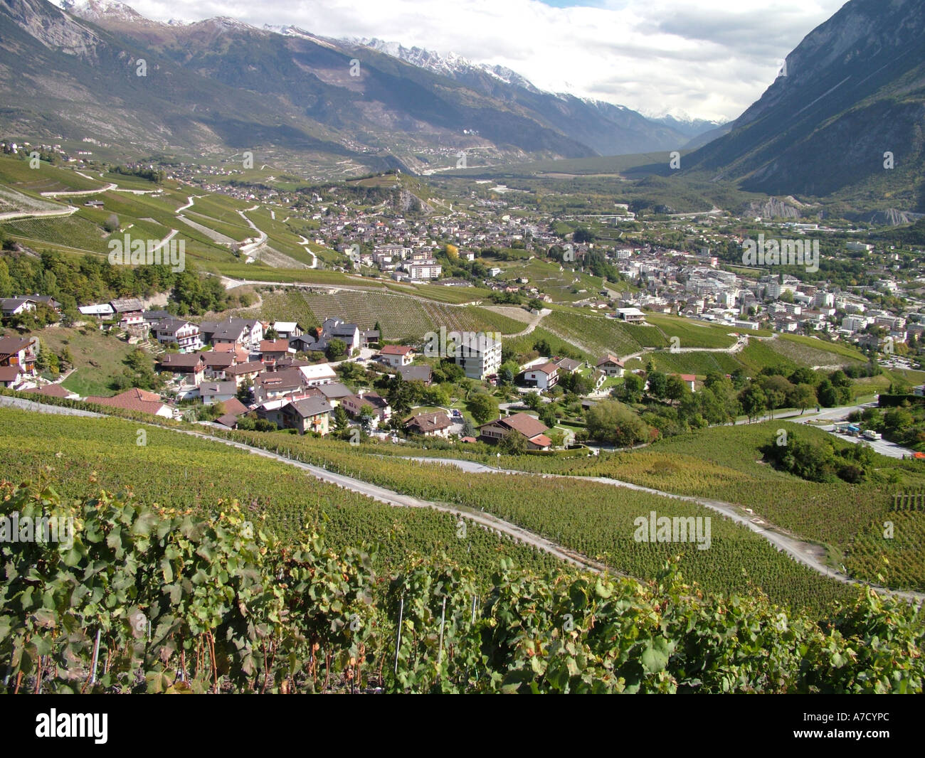 AJD47044, Schweiz, Europa, Wallis, Wallis, Sierre Stockfoto