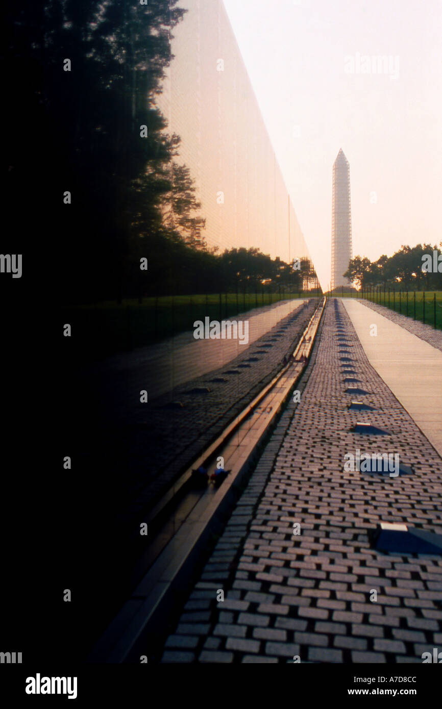 Vietnam Veterans Memorial in Washington, D.C. Stockfoto