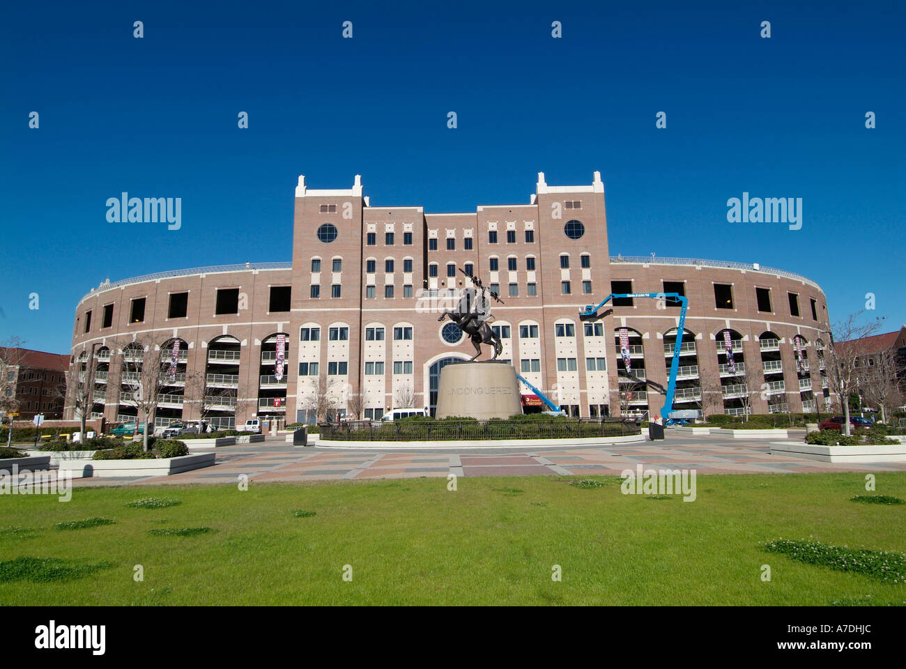 Doak S Campbell Fußball-Stadion und Besucherzentrum an der Florida State University Campus Tallahassee Florida FL Seminolen Stockfoto