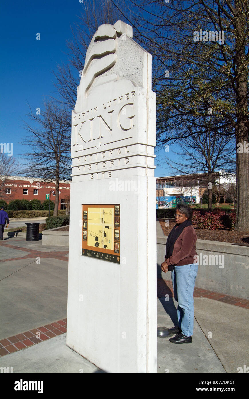Die neue Ebenezer Baptist Kirche von Martin Luther King Jr. Stockfoto