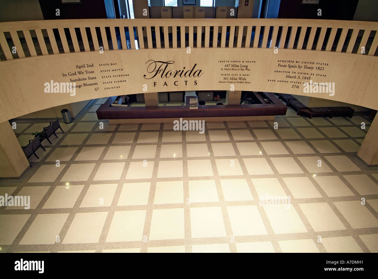 Das Interieur des neuen aktuellen State Capitol Building in Tallahassee Florida FL Stockfoto