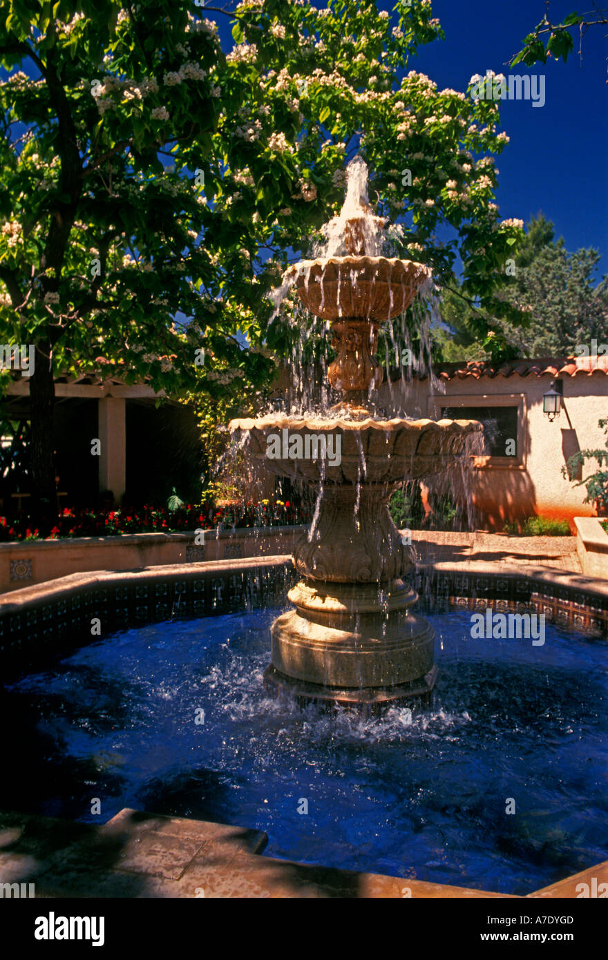 Tlaquepaque Kunsthandwerk Dorf, Sedona, Verde Valley, Cococino County, Arizona, USA, Nordamerika Stockfoto