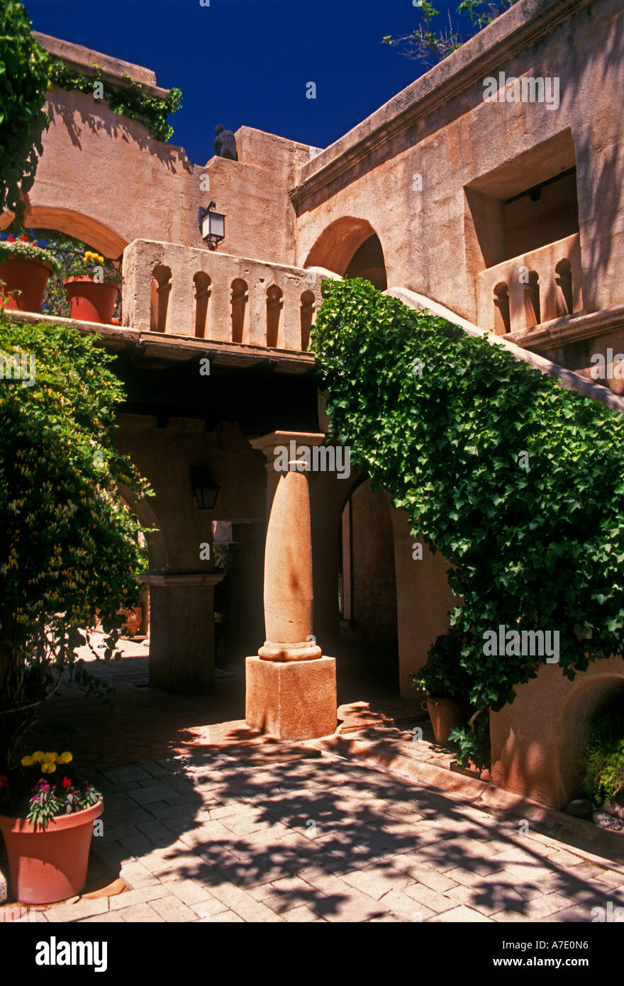 Tlaquepaque Kunsthandwerk Dorf, Sedona, Verde Valley, Cococino County, Arizona, USA, Nordamerika Stockfoto