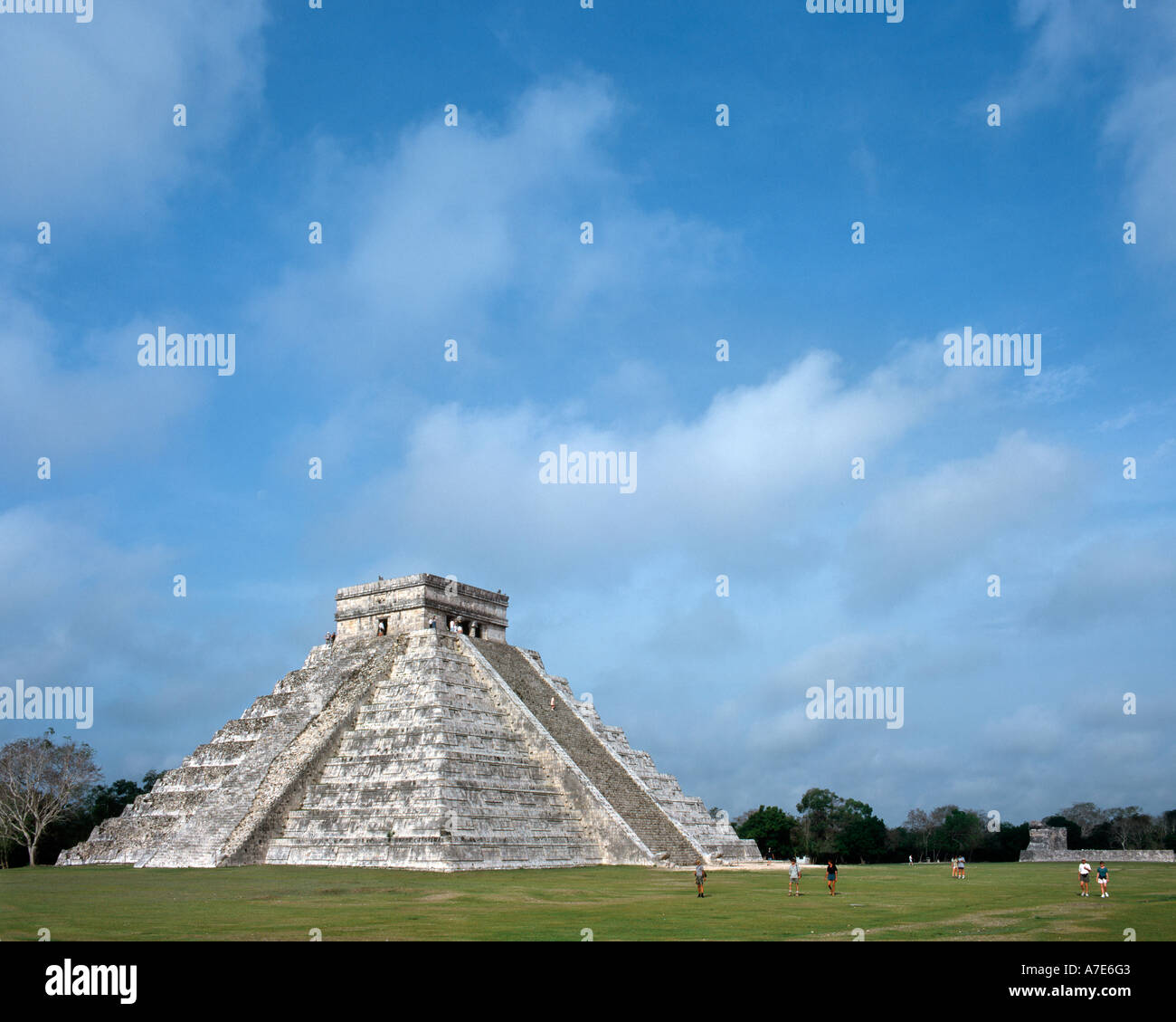 Chichen Itza Leinwand-Bild - Mexiko Vintage Poster 60x90 Cm Wanddekoration