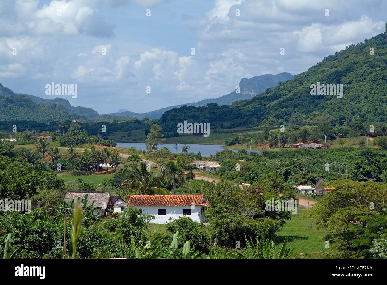 Kuba - Landschaft im Tal von Vinales, Kuba Stockfoto