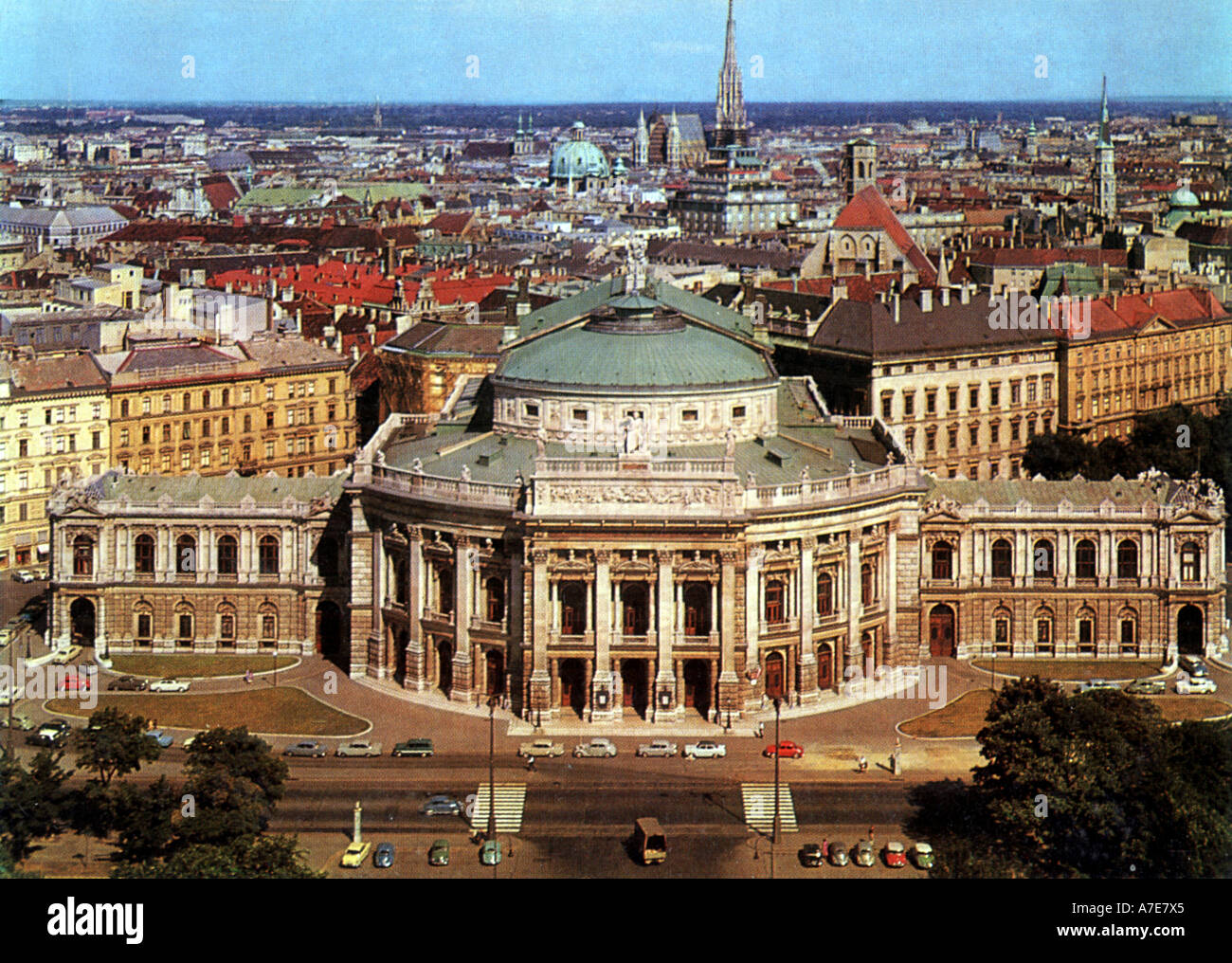 Österreich - VIENNA IMPERIAL THEATRE um 1970 Stockfoto