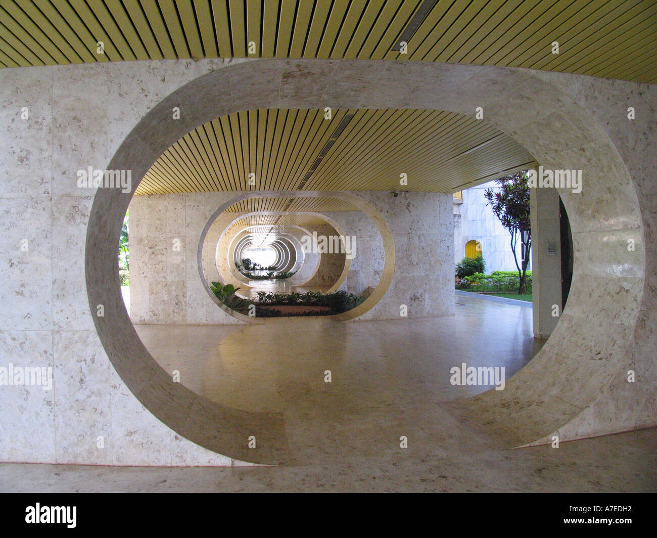 Das Wohnhaus wohnt Kilma, in Brasilia-BR Stockfoto