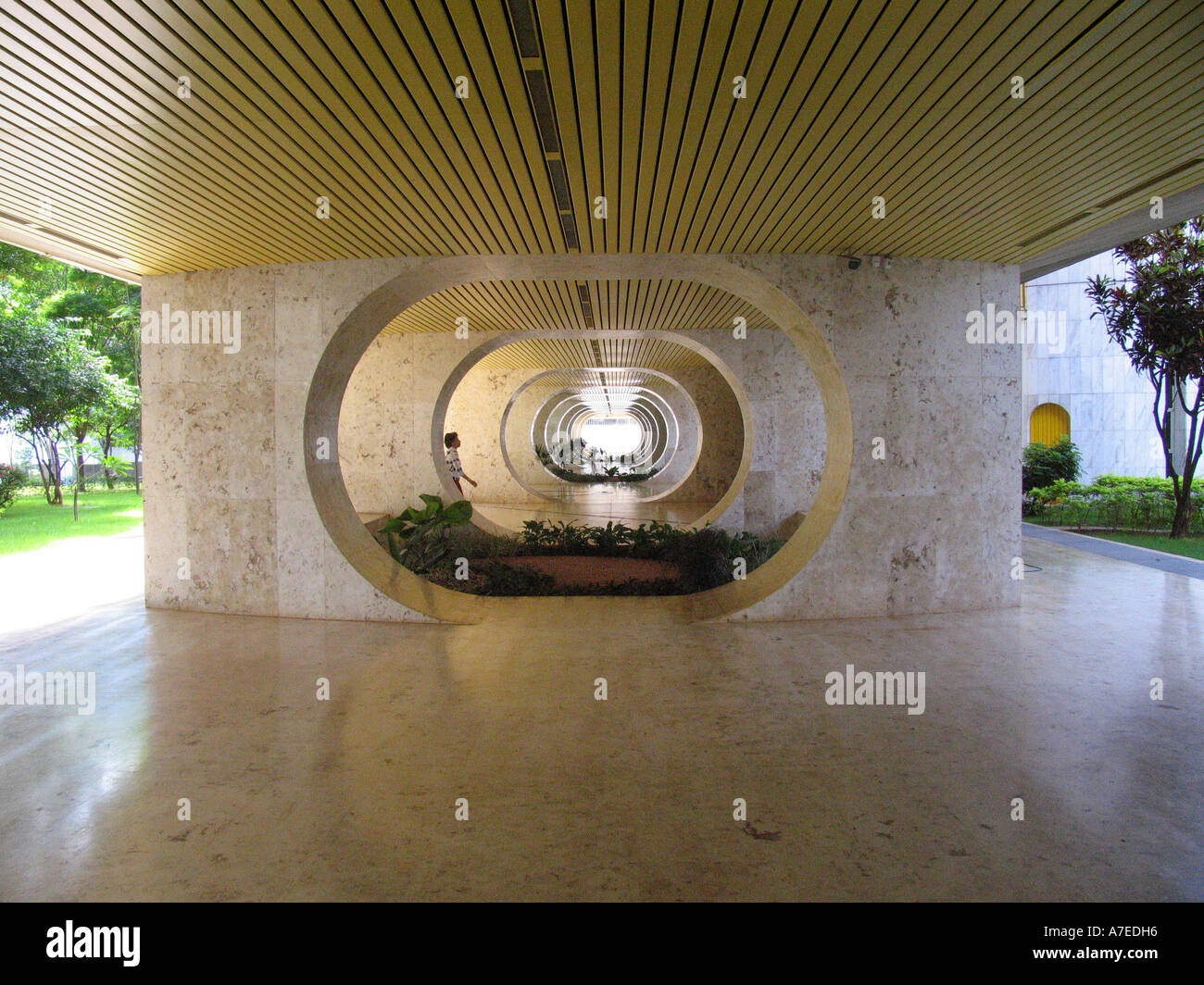 Das Wohnhaus wohnt Kilma, in Brasilia-BR Stockfoto