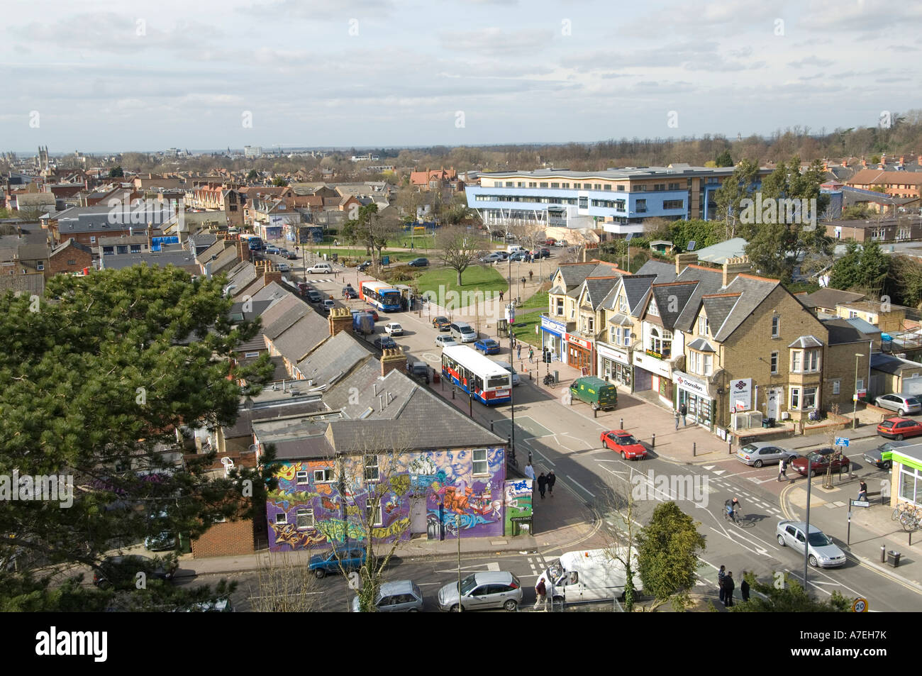 Cowley Road im Osten Oxford ein multikulturelles Viertel mit vielen aller möglichen Pic Rob Judges Stockfoto