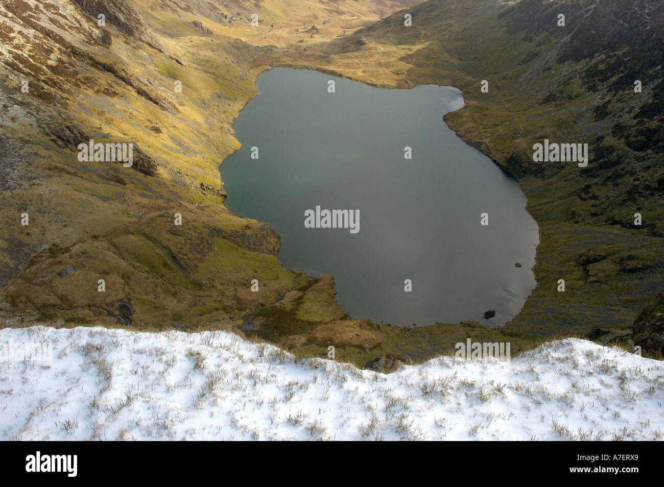 Llyn Cau Cadair Idris Wales Stockfoto