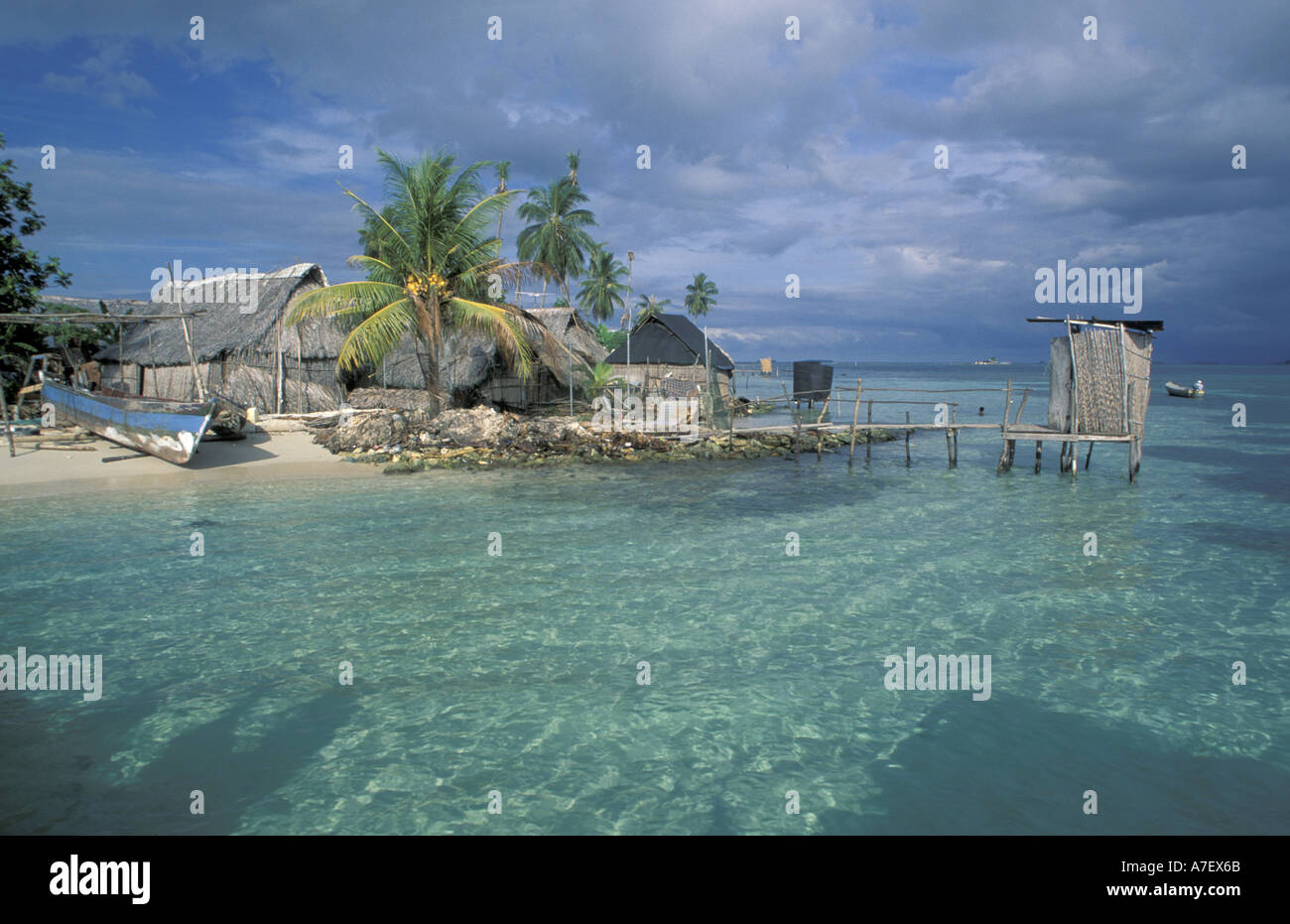 Mittelamerika, Panama, San Blas Inseln Stockfoto