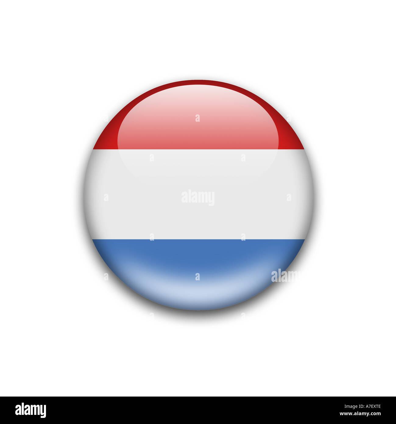 Flagge der Niederlande Holland Stockfoto