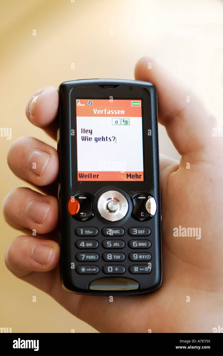 Sony Ericsson Handy Stockfoto