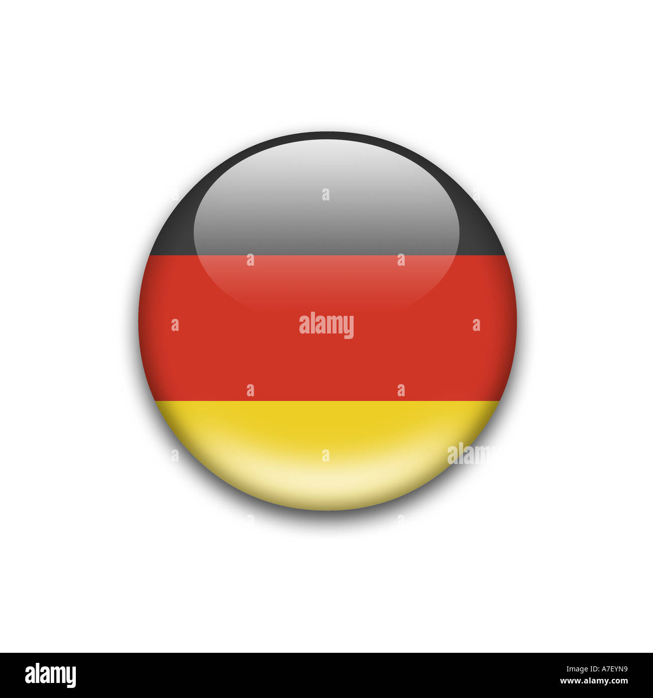 Deutschland Federal Klein Hand Wehende Flagge