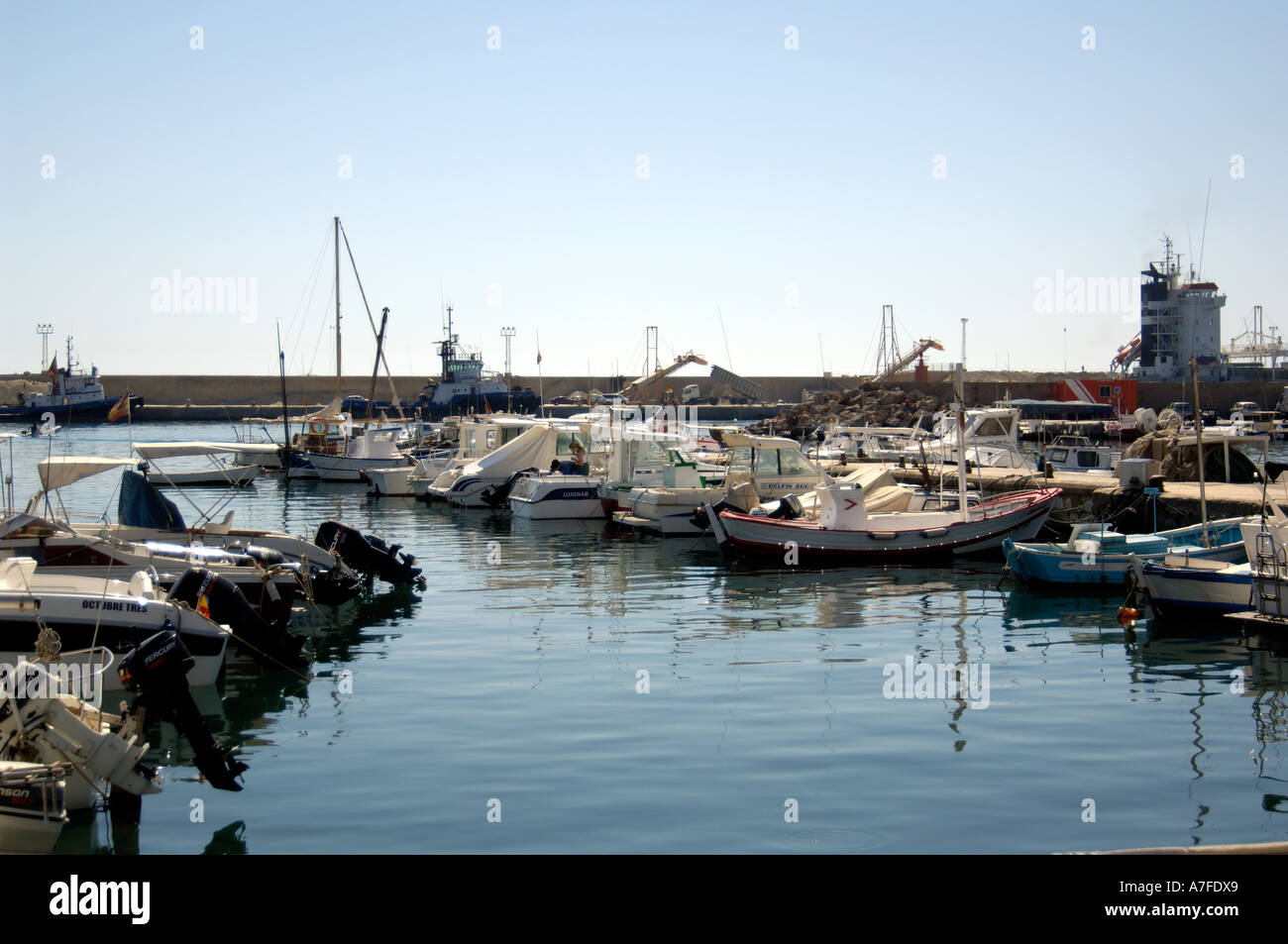 Marina Gurracha, Almeria, Spanien Stockfoto