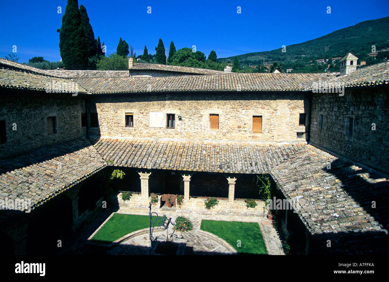 Italien Umbrien Assisi San Damiano Stockfoto