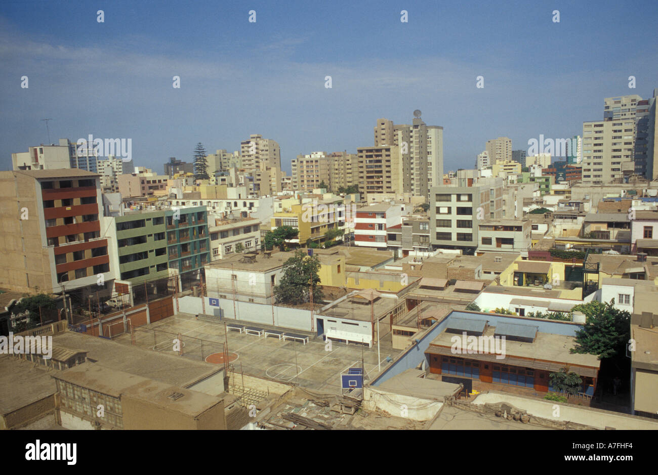 SA, Peru, Lima, Miraflores district Stockfoto