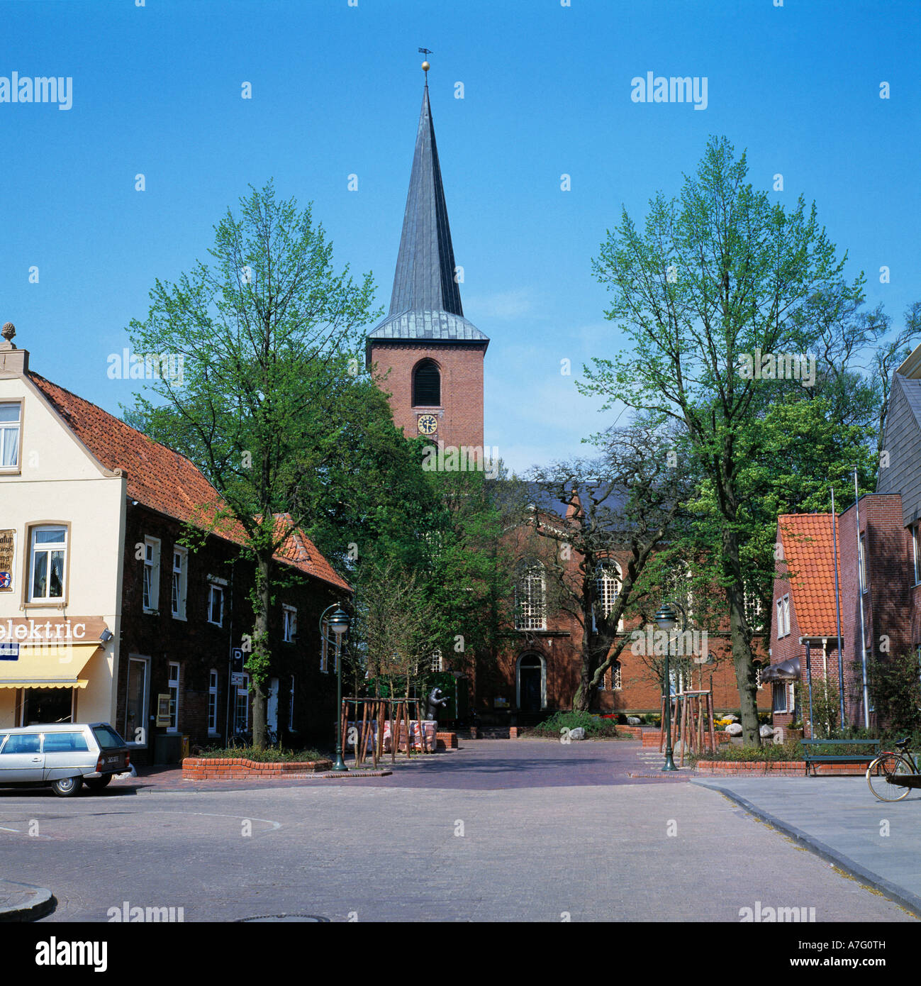Kirche St. Magnus in Esens, Ostfriesland, Niedersachsen Stockfoto