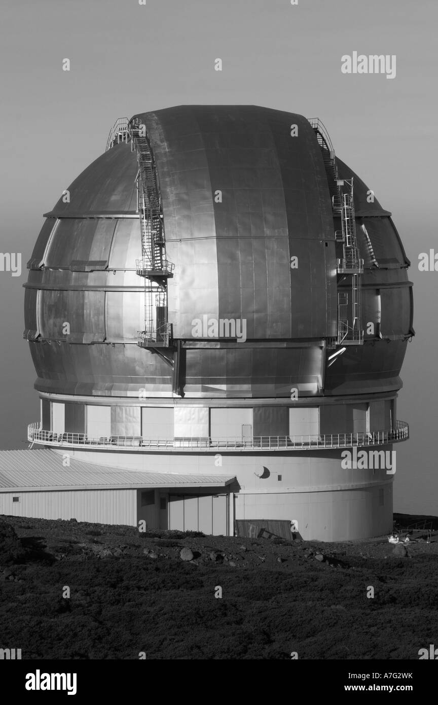 Observatorio del Roque de Los Muchachos, La Palma, Kanarische Inseln, Islas Canarias, Spanien, España, Europa, Europa Stockfoto