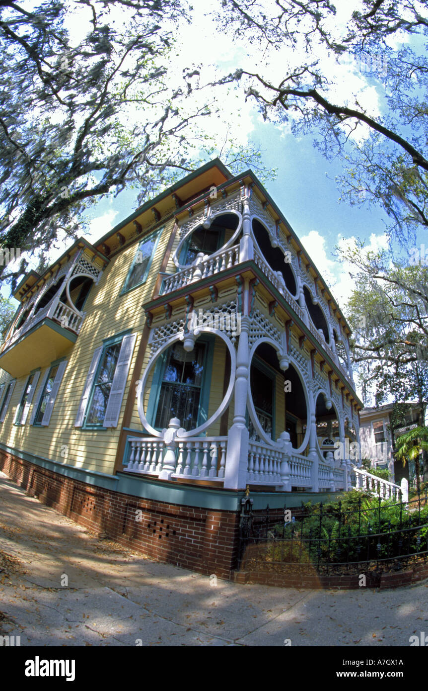 N.a. USA, Georgia, Savannah.  Lebkuchen-Haus B & b. Stockfoto