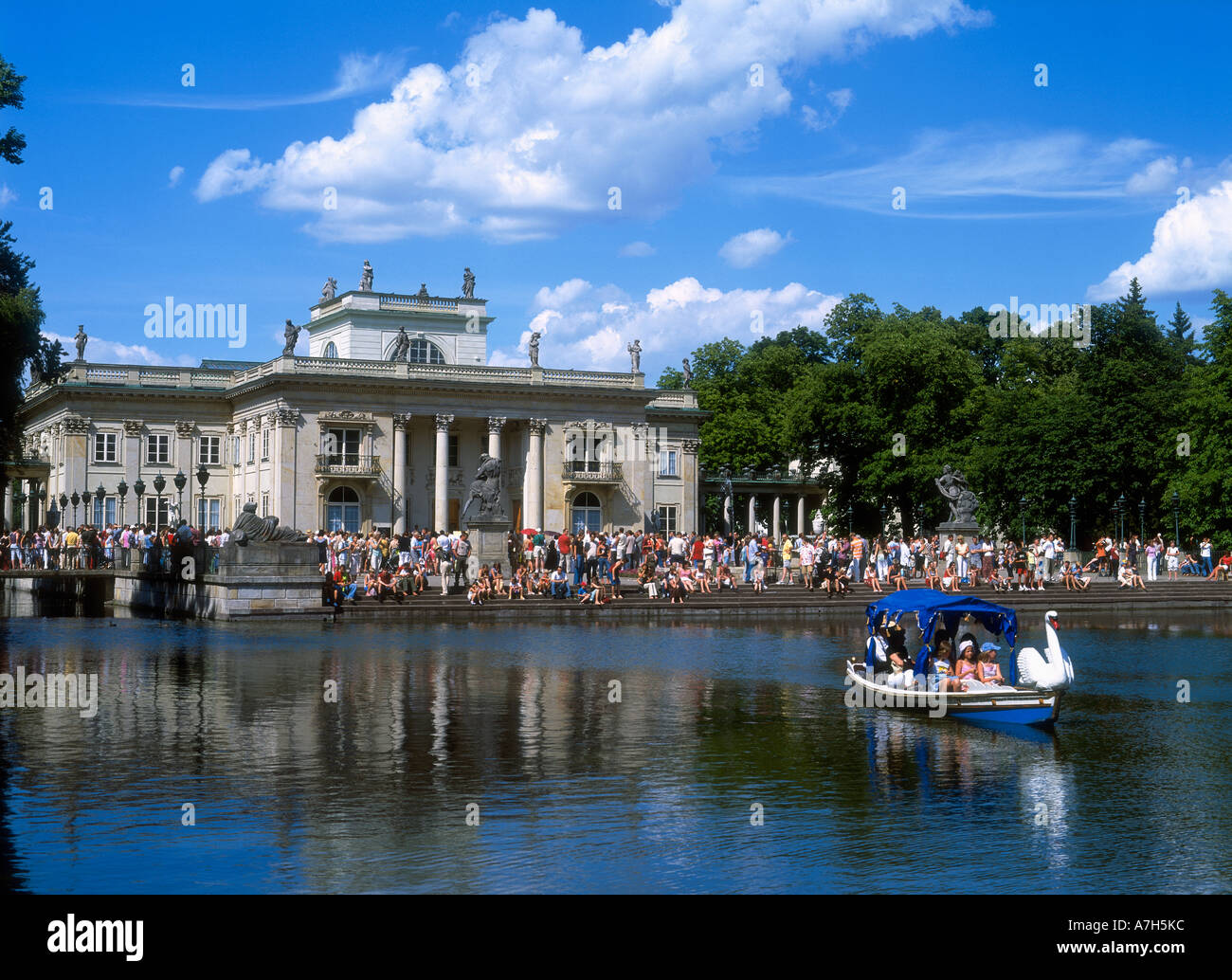 Warschau, Royal Lazienki Palace Gardens Stockfoto