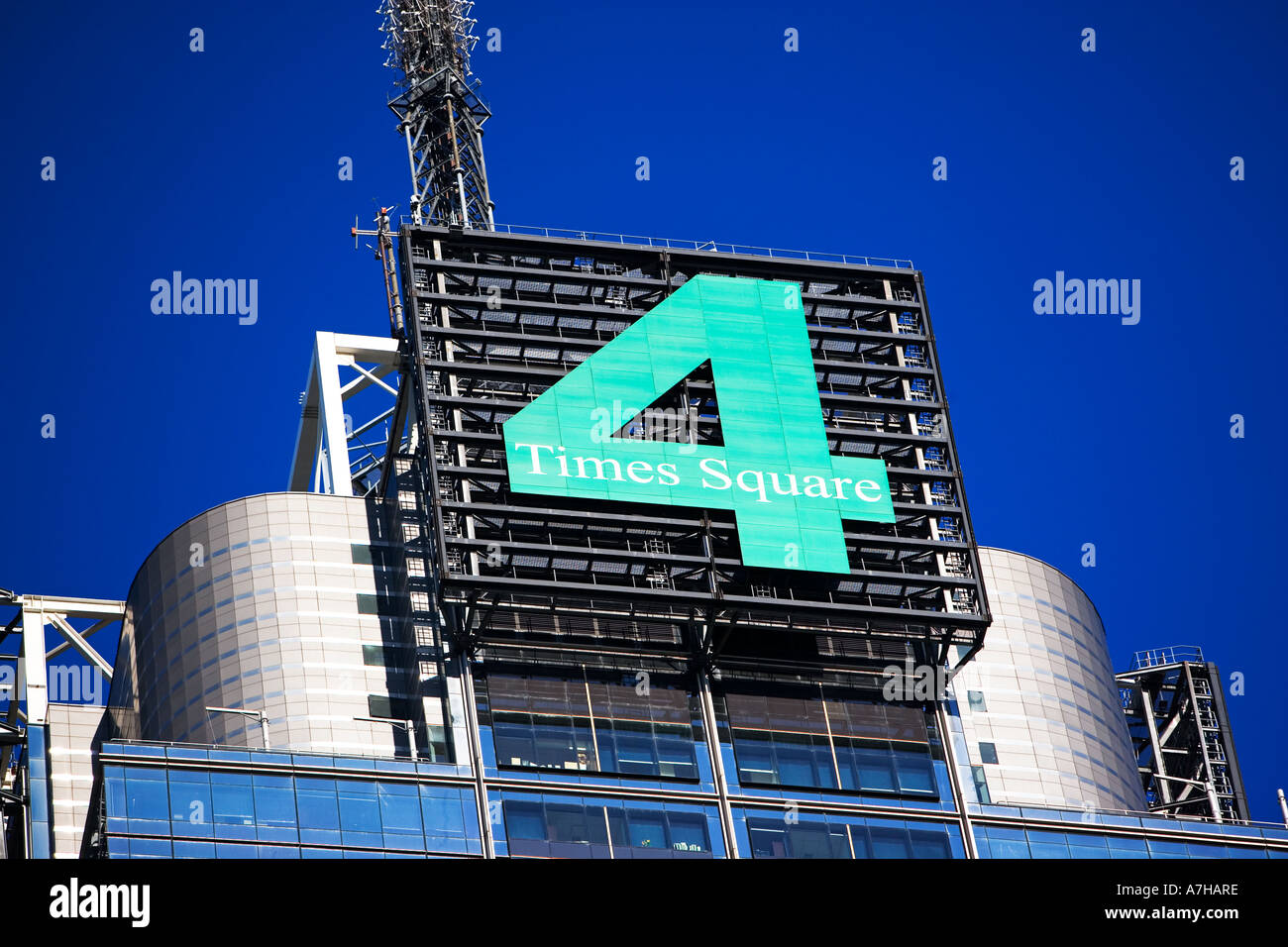 4, ADRESSE, NUMMER 4, LAGE, WOLKENKRATZER Stockfoto