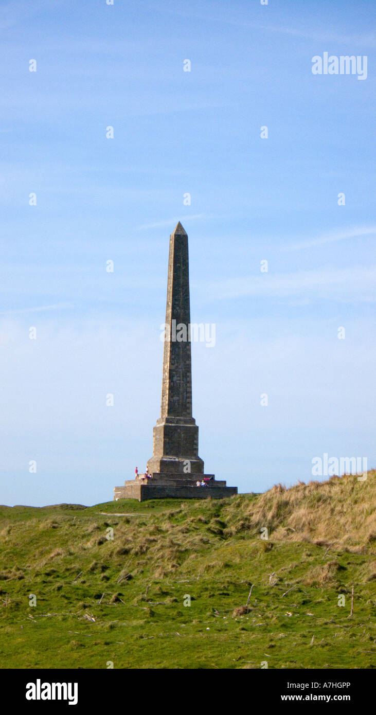 Lansdowne Denkmal auf Cherhill downs Wiltshire UK Stockfoto