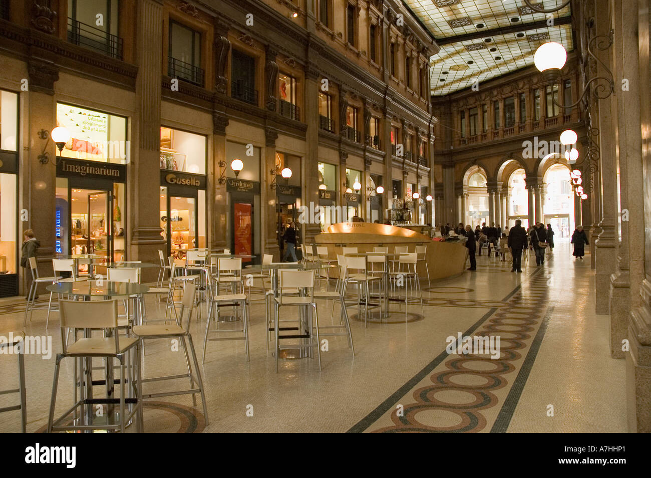 Galleria Alberto Sordi Rom Stockfoto
