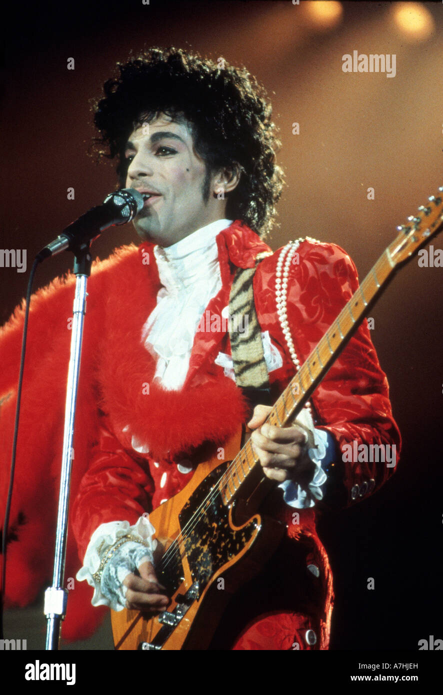 Prinz U.S. Musiker im Jahr 1985 Stockfoto