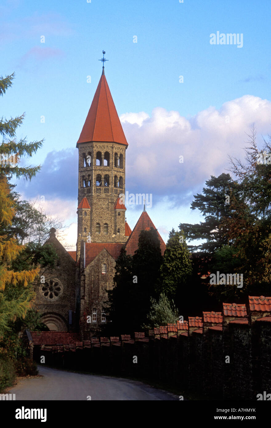 Abtei Saint-Maurice und Saint Maur Clervaux Diekirch Luxemburg Europa Stockfoto