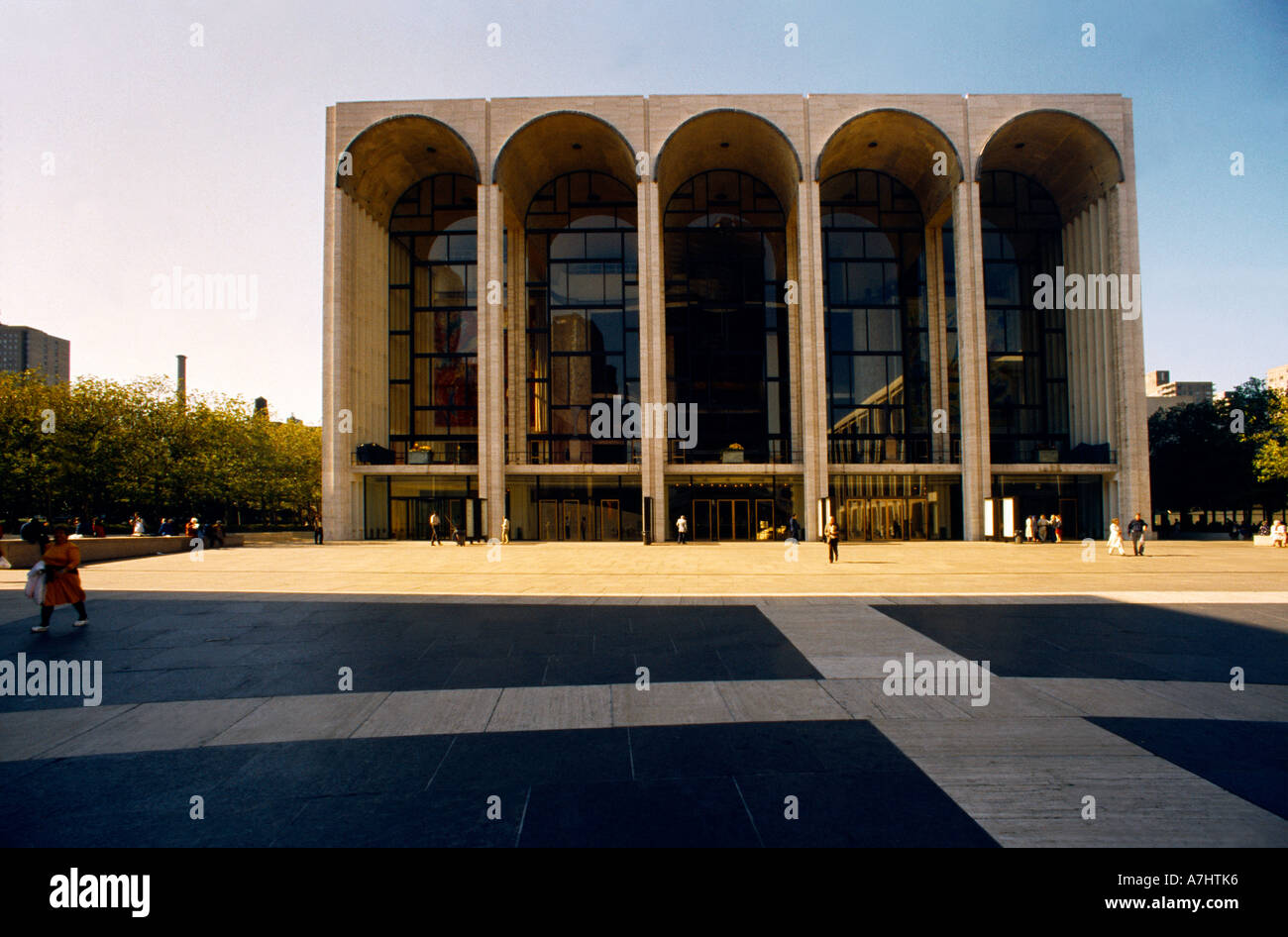 New York USA Lincoln Center for Performing Arts Metropolitan Opera House Stockfoto