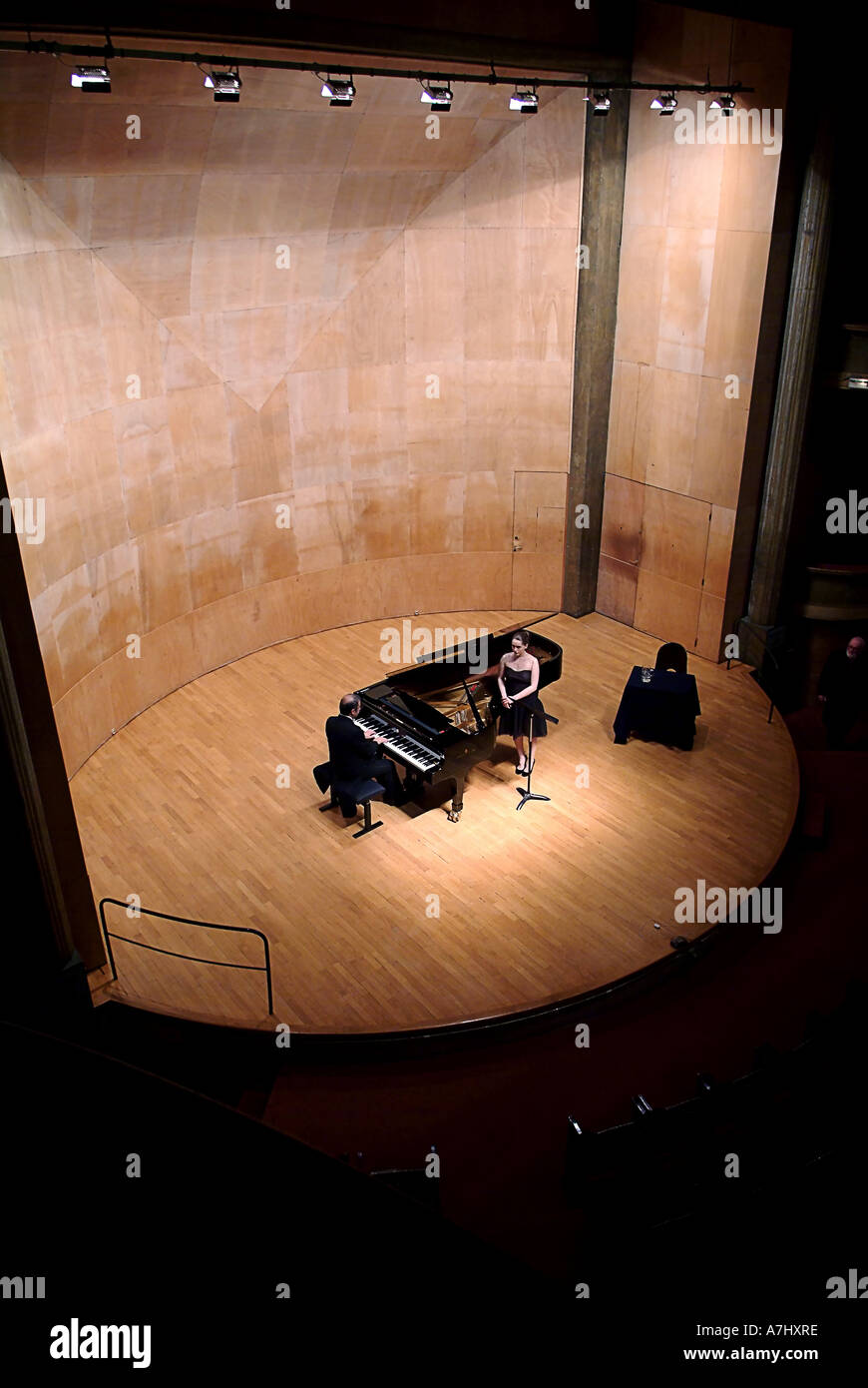 Klavierkonzert von Paolo Vergari in Salle Cortot Paris Frankreich Stockfoto