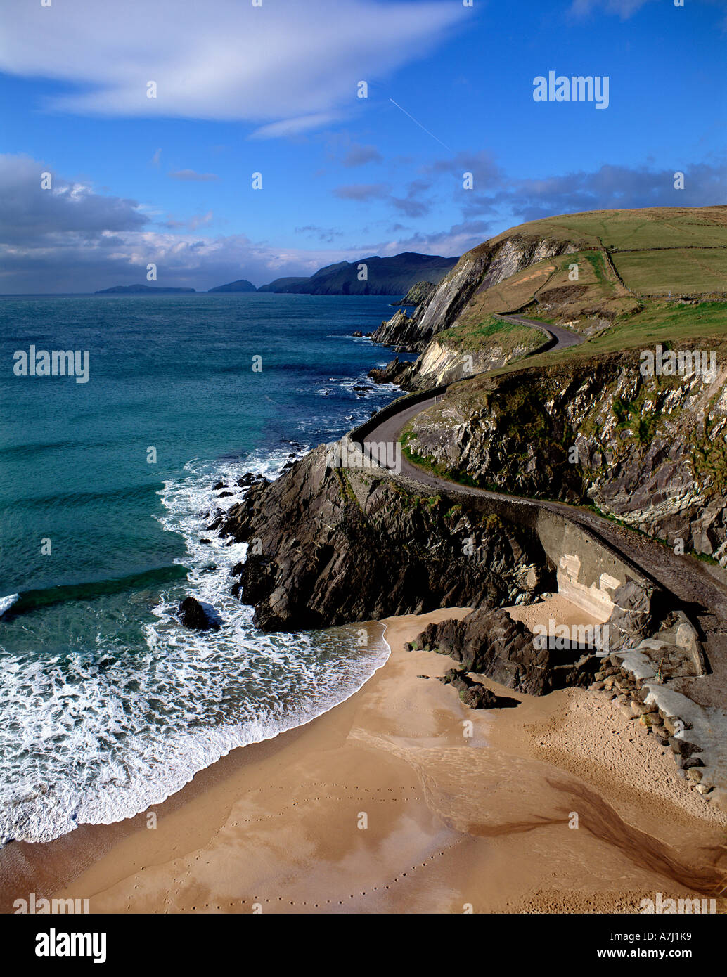 Coumeenole Strand, Co. Kerry, Irland Stockfoto