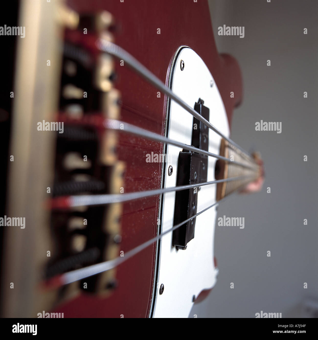 Bass-Gitarre Stockfoto