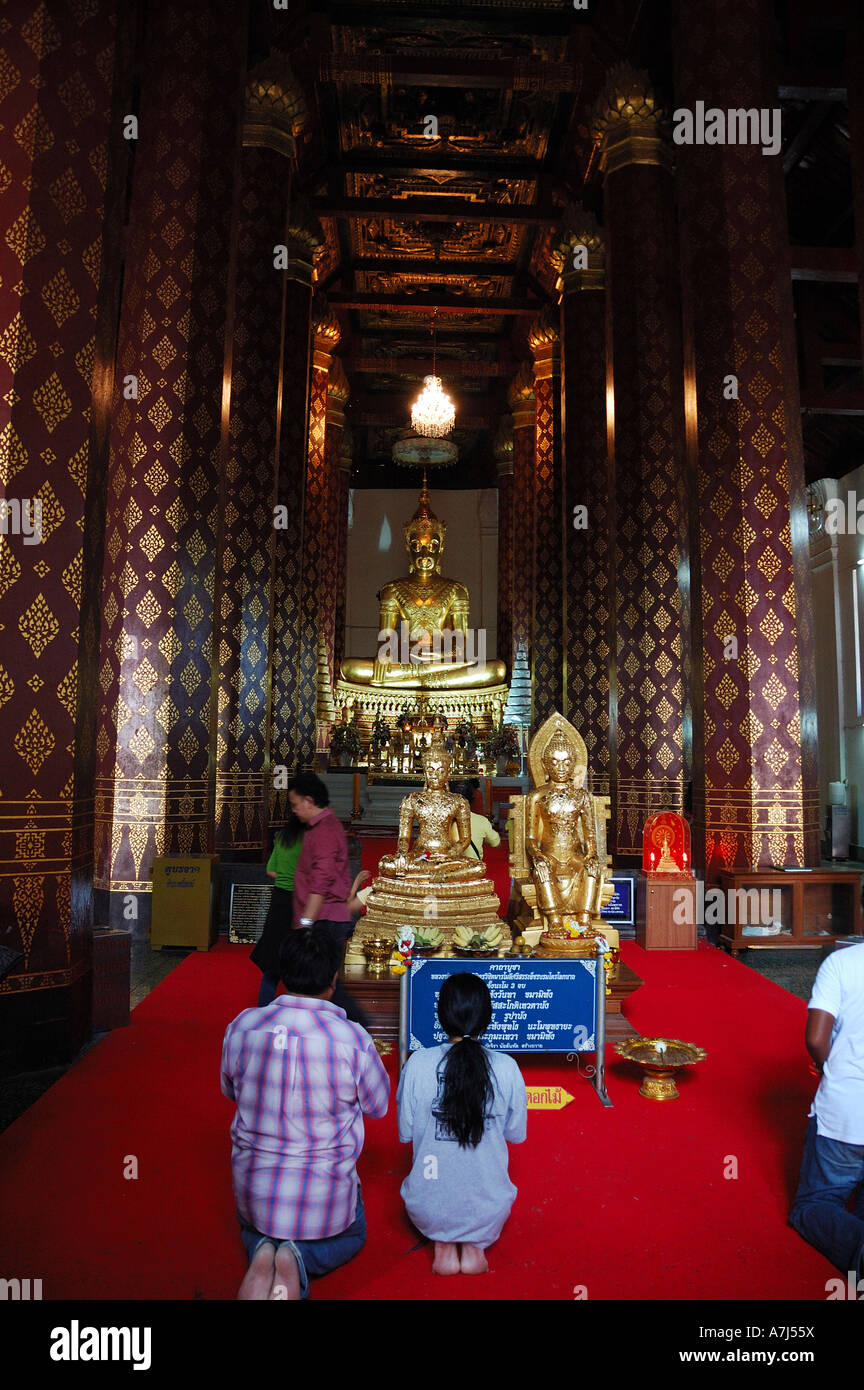 Buddha Statue Wat Na Phra Meru Ayuthaya Thailand Stockfoto