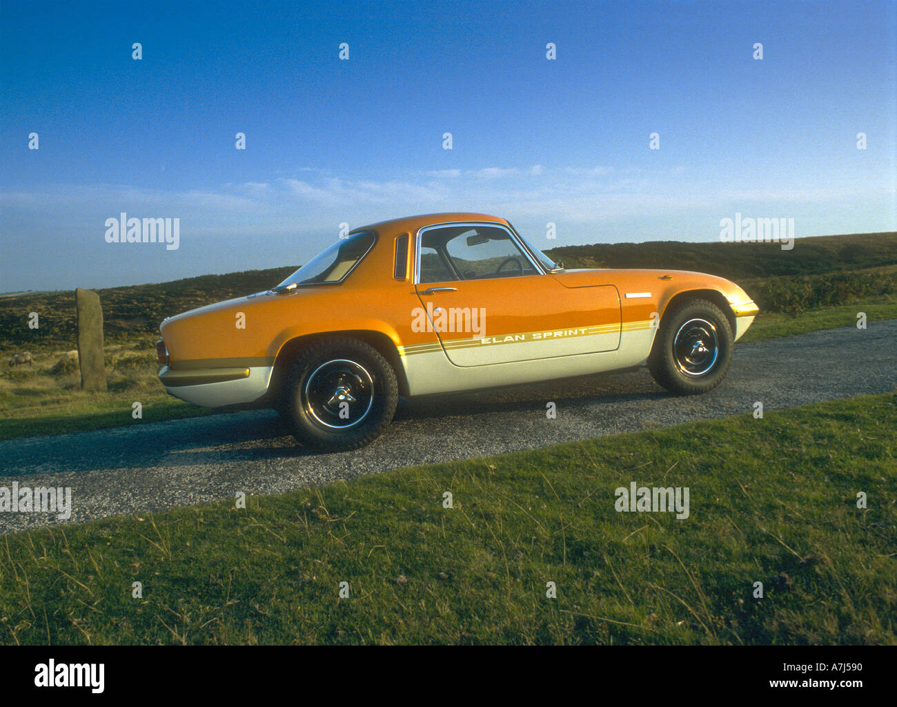 Lotus Elan Sprint Fixed Head Coupé Sportwagen-Klassiker Stockfoto
