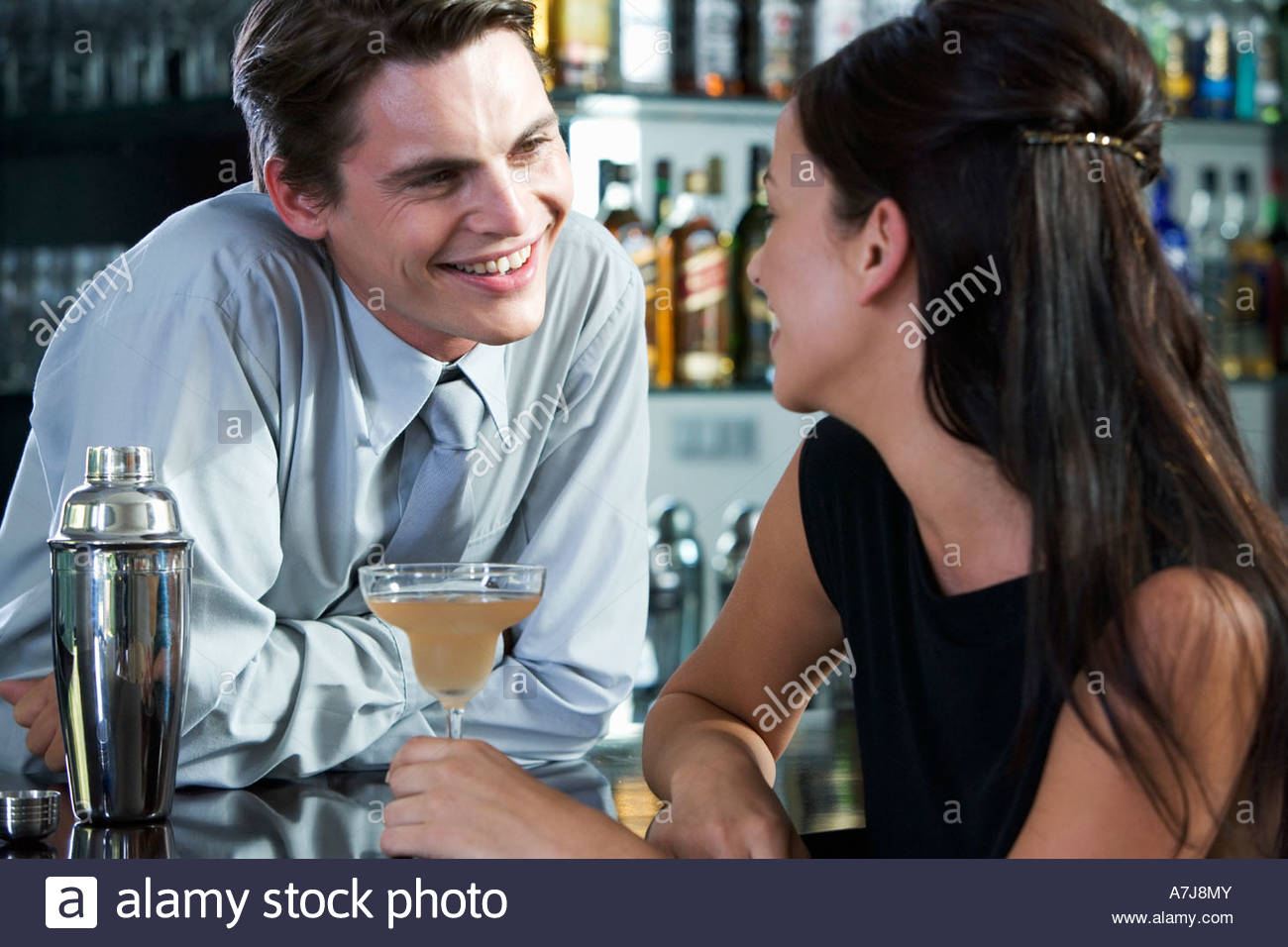 Flirten barkeeper