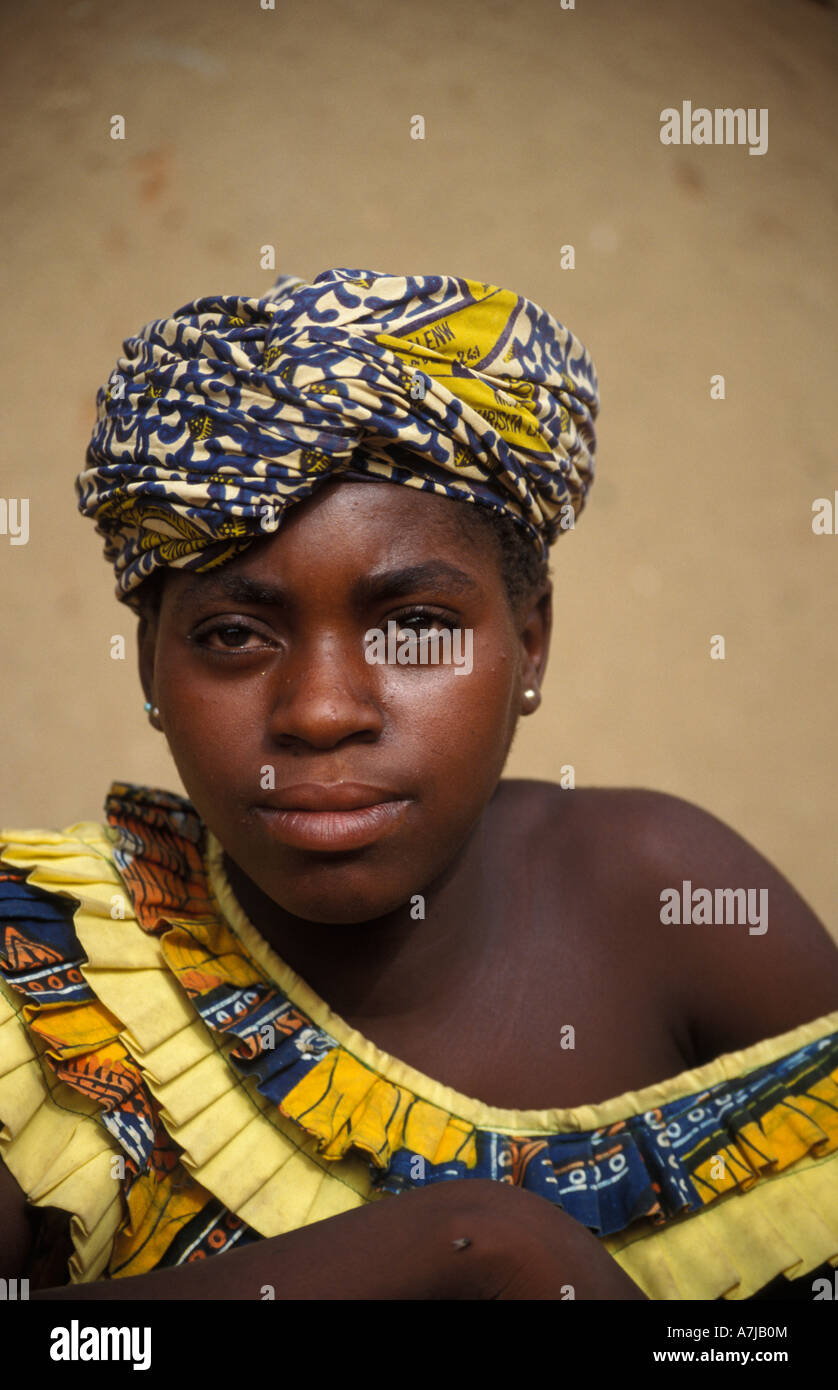Dogon Mädchen, Dogon Landes, Mali Stockfoto