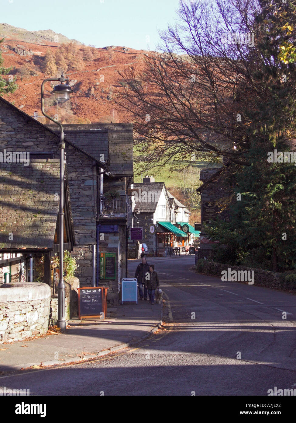 Grasmere im Lake district Stockfotografie Alamy