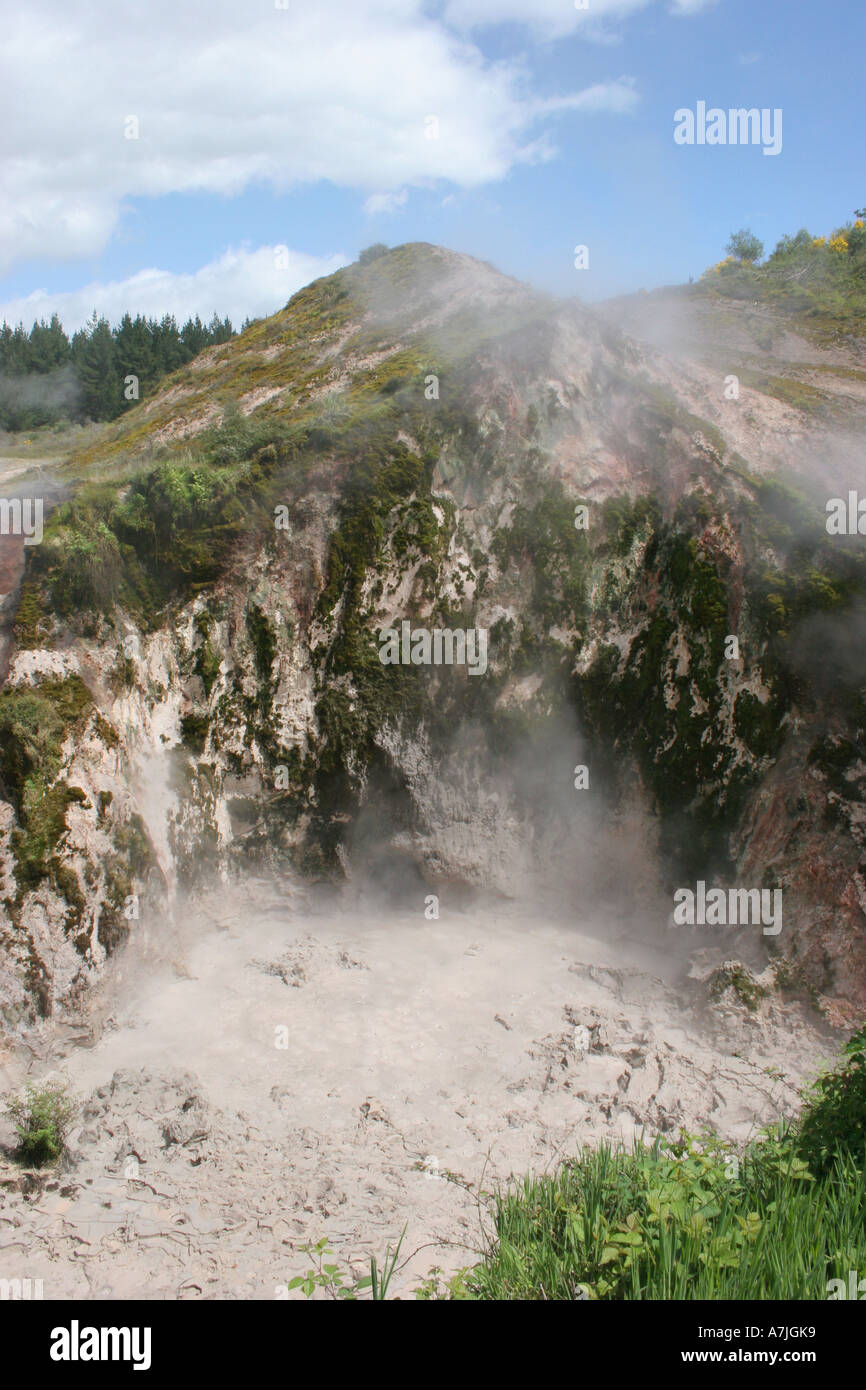 Craters of the Moon, Wairakei Park Stockfoto