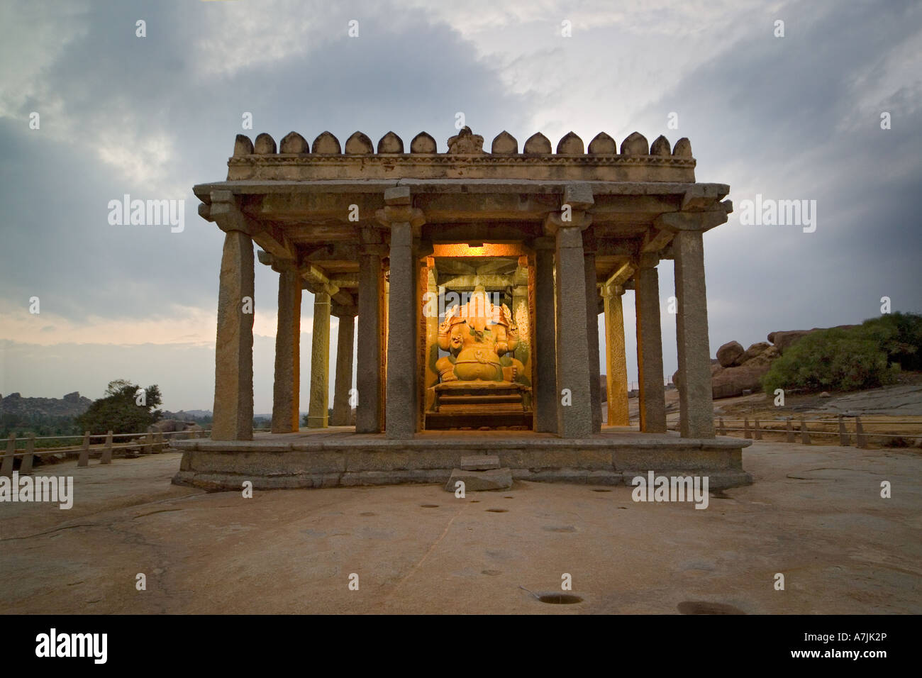 Vittala Tempel, Vijayanagara, Karnataka Stockfoto