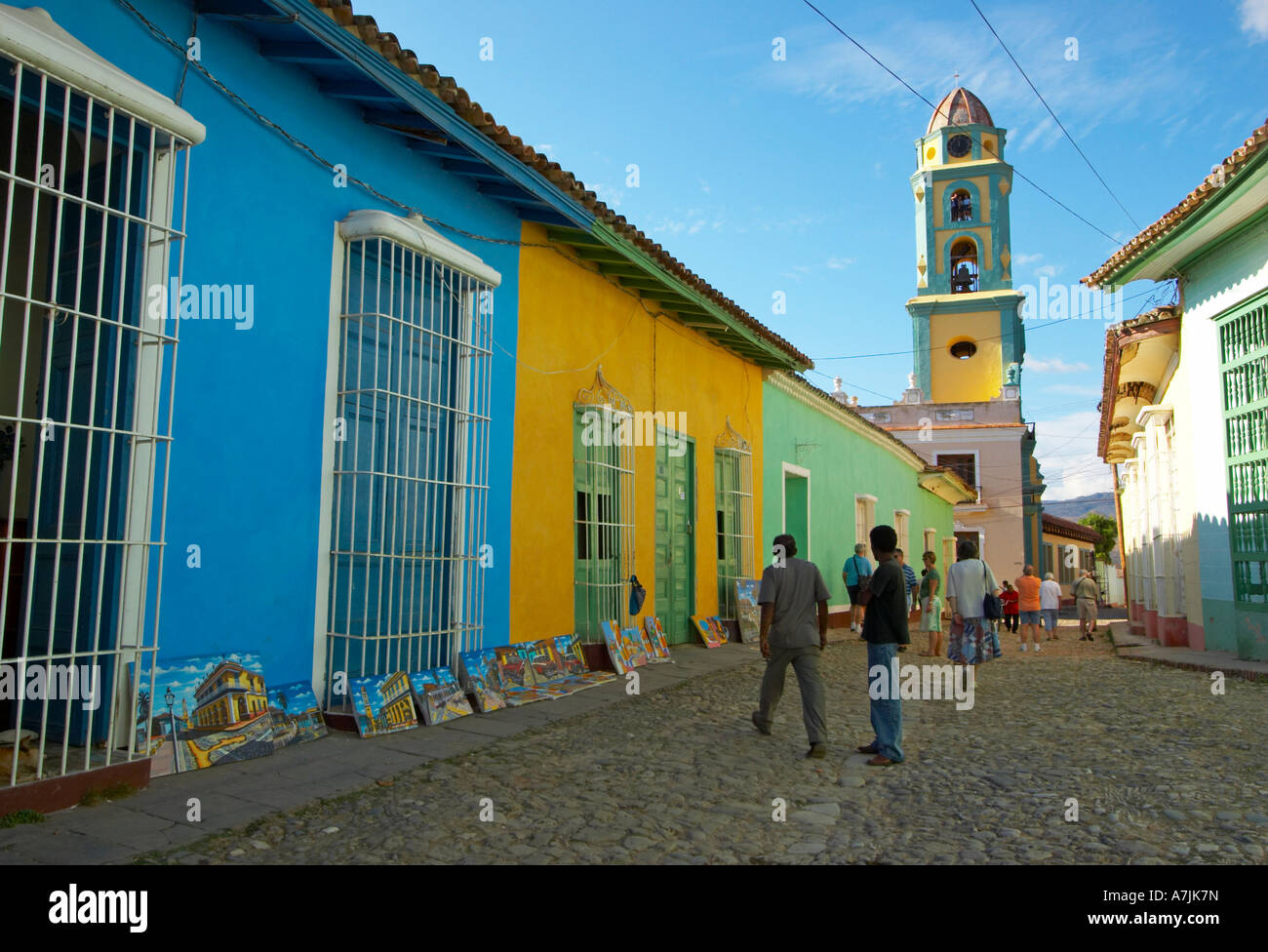 Straßenszene in Trinidad, Kuba Stockfoto