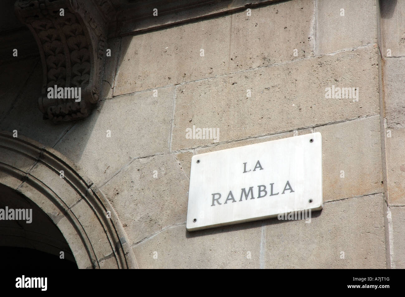 La Rambla, Barcelona, Katalonien, Spanien Stockfoto