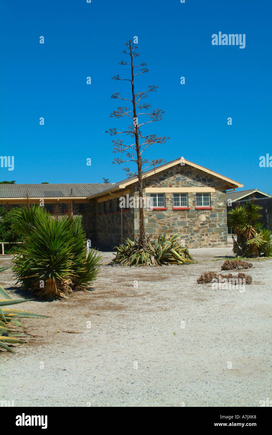 Im Inneren der maximales Sicherheit Gefängnis auf Robben Island Kapprovinz Kapstadt Südafrika Stockfoto