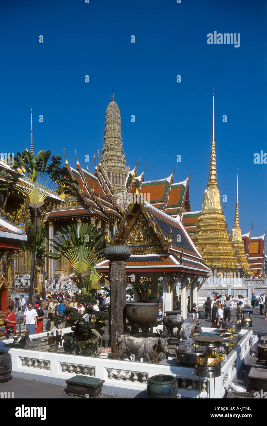 Der Grand Palace-Wat Phra Keo Stockfoto