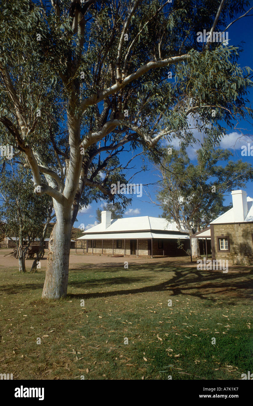 Alice Springs, alte Telegrafenstation Stockfoto