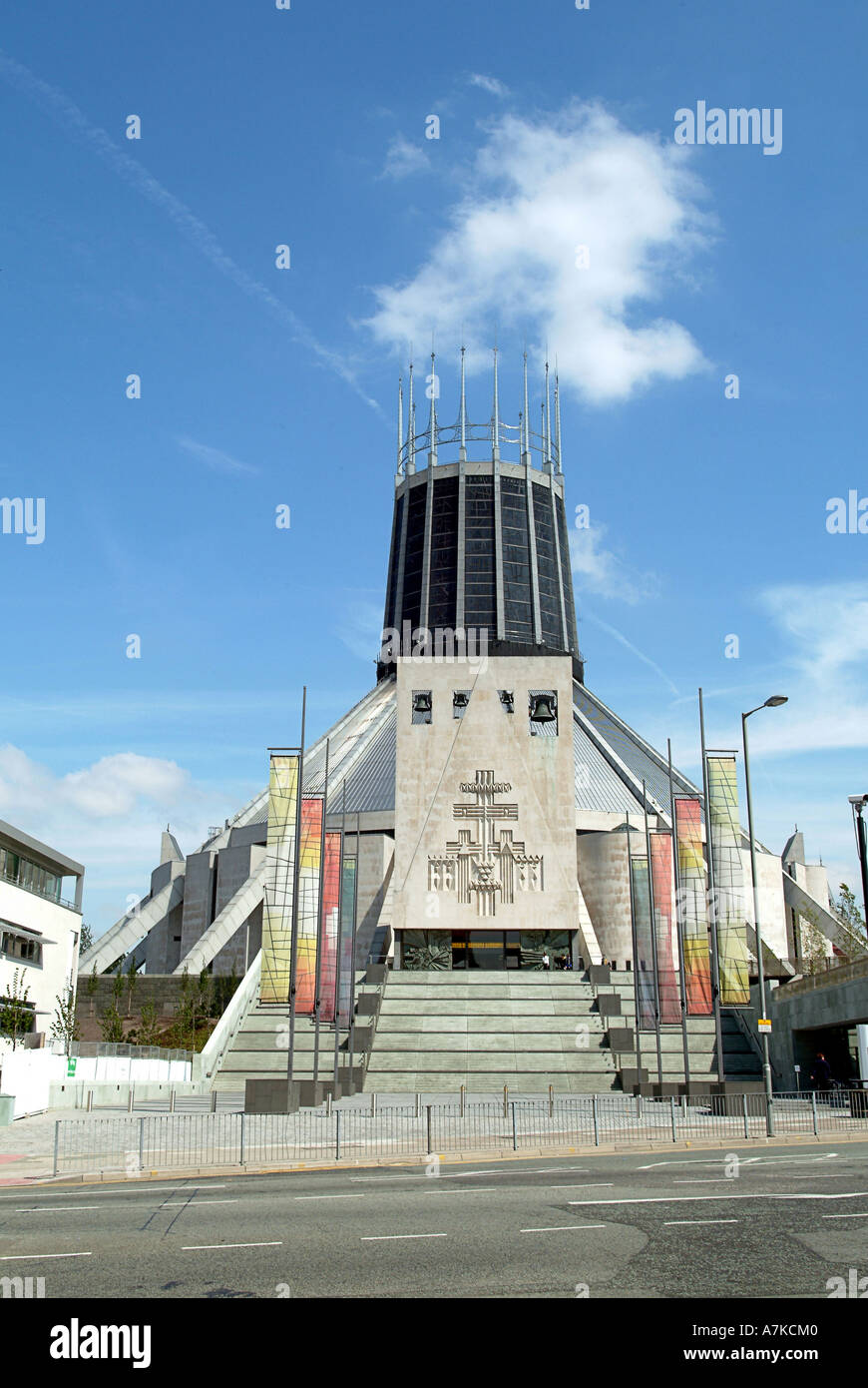 Katholische Kathedrale von Christus dem König in Liverpool UK Stockfoto