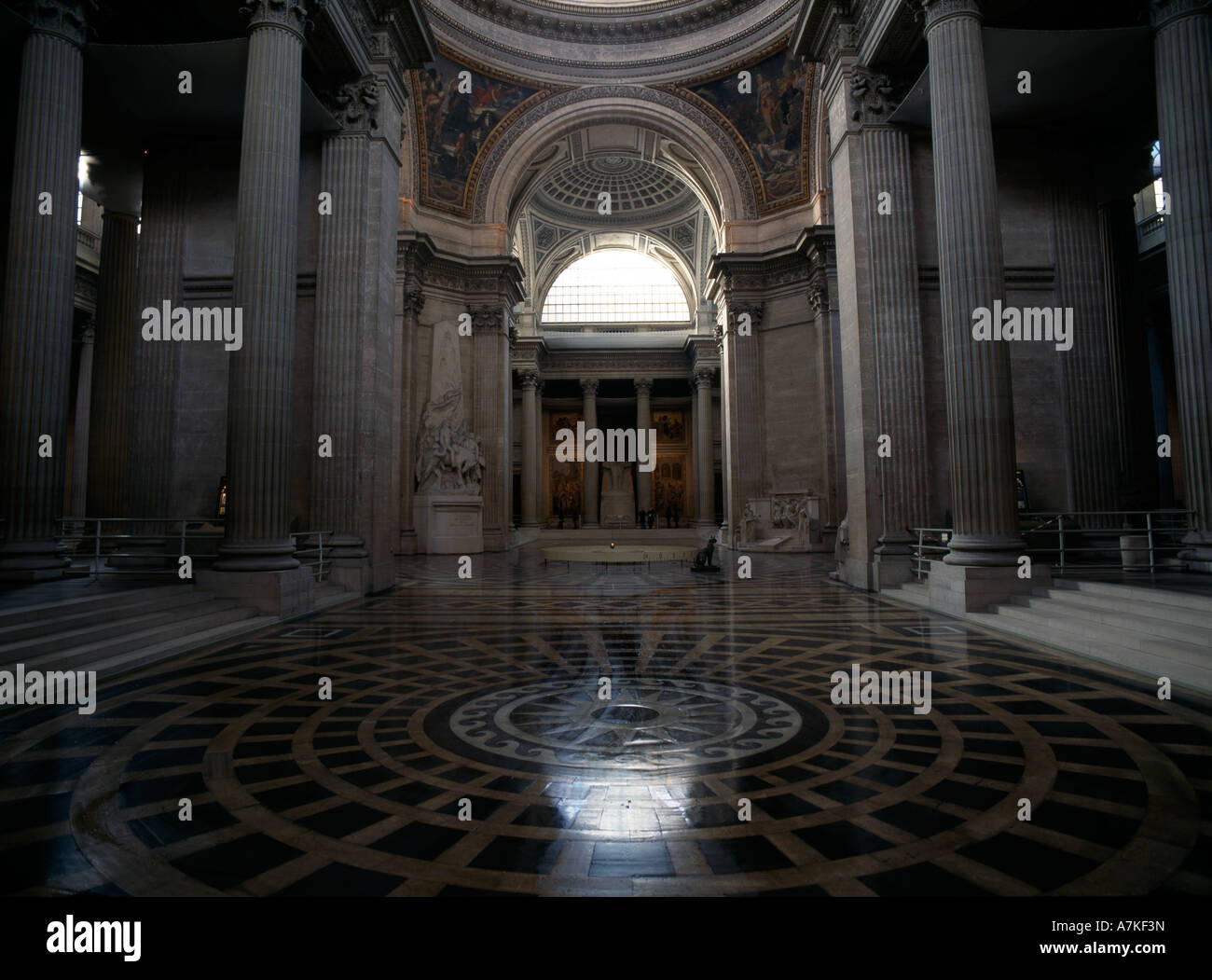 Le Pantheon, Paris, im Jahre 1789 abgeschlossen. Architekt: Jacques-Germain Soufflot Stockfoto
